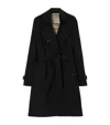 Burberry Long Cashmere Blend Kens In Black