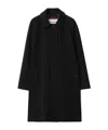 Burberry Mid-length Lightweight Coat In Black