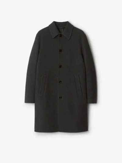 Burberry Mid-length Wool Car Coat In Animal Print