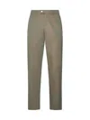 BURBERRY MID RISE STRAIGHT-LEG TROUSERS
