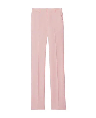 BURBERRY MID-RISE WOOL TAILORED TROUSERS