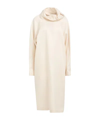 Burberry Midi Dresses In Neutral