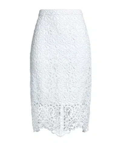 Burberry Midi Skirts In White