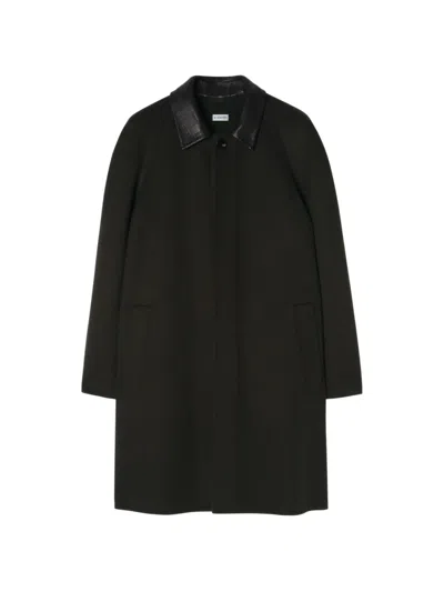 Burberry Mid-length Wool Cashmere Parkbury Car Coat In Black