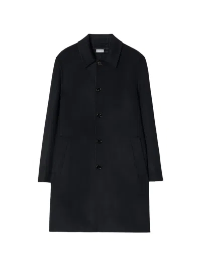 Burberry Mid-length Wool Worthing Car Coat In Multi