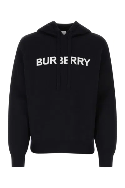 Burberry Man Midnight Blue Cotton Blend Sweatshirt