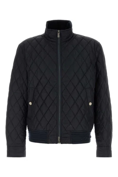 BURBERRY MIDNIGHT BLUE NYLON JACKET