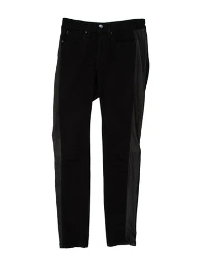 Pre-owned Burberry Mid-rise Skinny Leg Jeans In Black