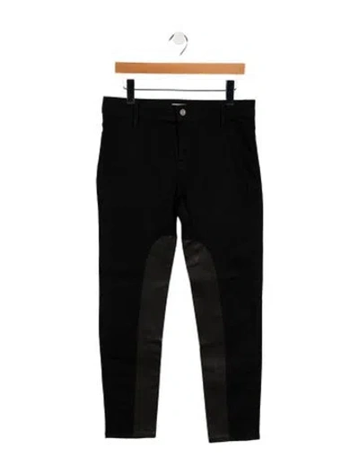 Pre-owned Burberry Mid-rise Straight Leg Jeans W/ Tags In Black