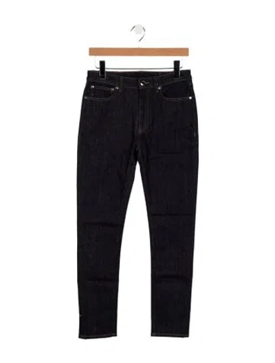Pre-owned Burberry Mid-rise Straight Leg Jeans W/ Tags In Blue
