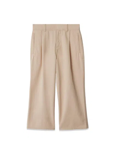 Burberry Mini Relaxed Trousers For Kids In Brown