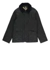 Burberry Little Boy's & Boy's Corduroy-trimmed Quilted Jacket In Black