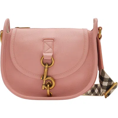 Burberry Mini B Clip Messenger Bag In Pink