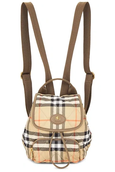 Burberry Mini Backpack In Sand