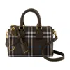 Burberry Mini Bowling Purse In Brown
