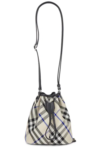 Burberry Mini Bucket Bag In Neutral