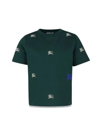 Burberry Mini Cedar Accent T-shirt For Kids In Green