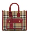 Burberry Press-stud-fastening Tote Bag In Multi