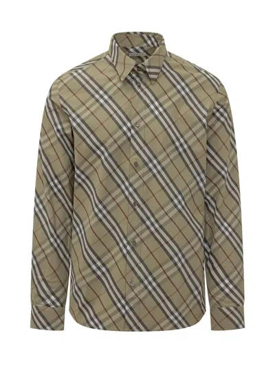 Burberry Mini Check Motif Shirt In Multi