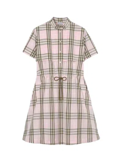 Burberry Mini Check Pattern Fashion Piece In Pink