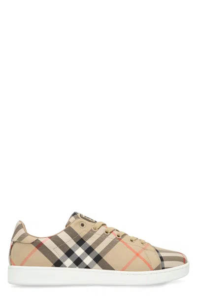 Burberry Mini Check Sneaker Set For Women In Multi