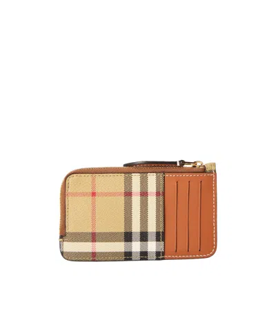 Burberry Mini Coin Purse In Brown