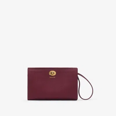 Burberry Mini Cotswolds Pochette For Women In Red