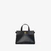 Burberry Mini Cotswolds Tote In Black