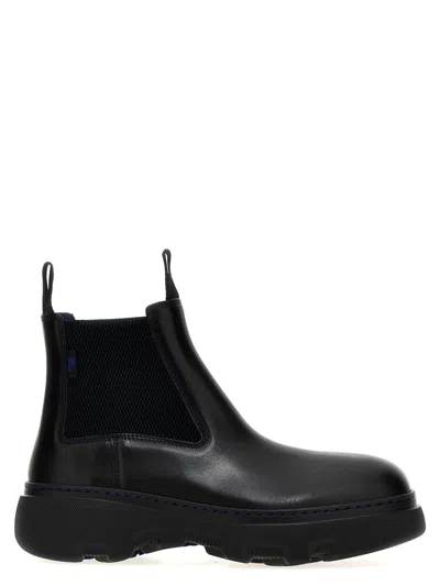 Burberry Mini Creeper Boots, Ankle Boots Black