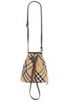 Burberry Women's Check Bucket Bag In Sand