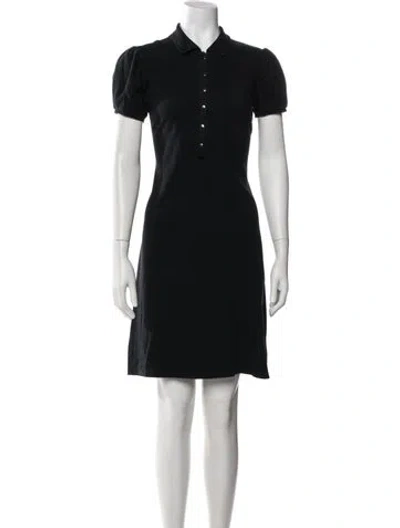 Pre-owned Burberry Mini Dress In Black