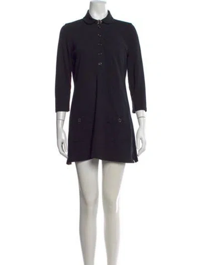 Pre-owned Burberry Mini Dress In Black