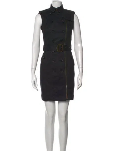 Pre-owned Burberry Mini Dress In Black