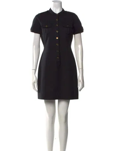 Pre-owned Burberry Mini Dress In Black
