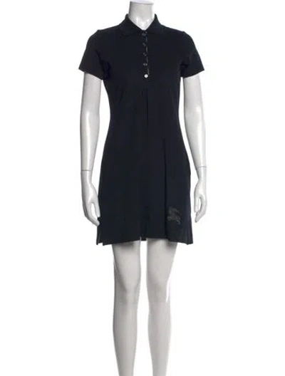 Pre-owned Burberry Mini Dress In Black