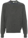 BURBERRY MINI EQUESTRIAN KNIGHT CREW-NECK jumper - MEN'S - WOOL