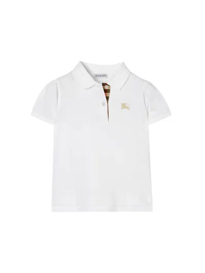 Burberry Mini Fashion Statement T-shirt For Boys In White
