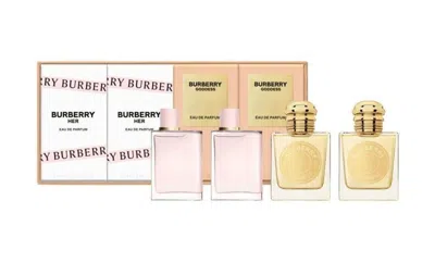 Burberry Mini Fragrance Coffret:  Her & Goddess Set In Transparent