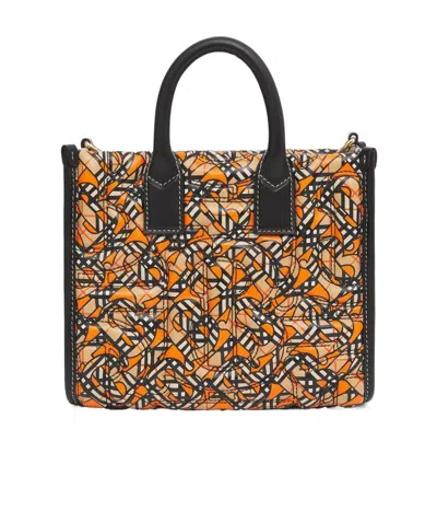 Burberry Mini Freya Monogram Tote Bag