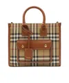 Burberry Mini Freya Tote In Multi