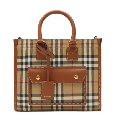 BURBERRY BURBERRY MINI FREYA TOTE BAG