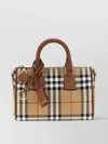 Burberry Mini Handbag With Check Pattern And Detachable Strap