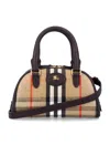 Burberry Mini Highlands Bowling Bag In Multi