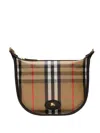 Burberry Mini Highlands Chain Bag - Women, Cotton, Linen In Nude