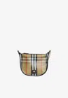 Burberry Mini Highlands Chain Bag - Women, Cotton, Linen In Sand