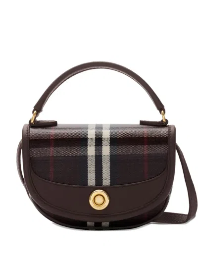 Burberry Mini Highlands Cross-body Bag In Brown