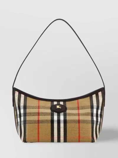Burberry Mini Highlands Handbag Check Pattern