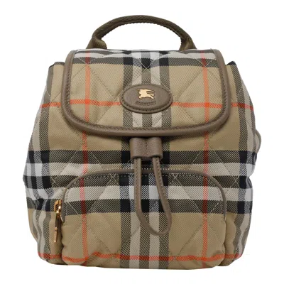 Burberry Mini Horsehoe Backpack In Sand