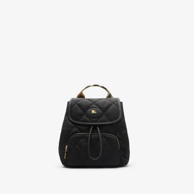 Burberry Mini Horseshoe Backpack​ In Black