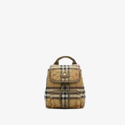 Burberry Mini Horseshoe Backpack​ In Brown